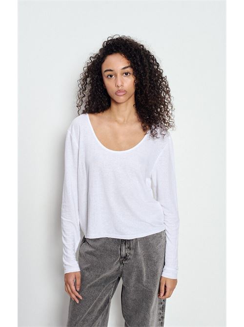 maglia dualy American vintage | DUA02BH26BIANCO